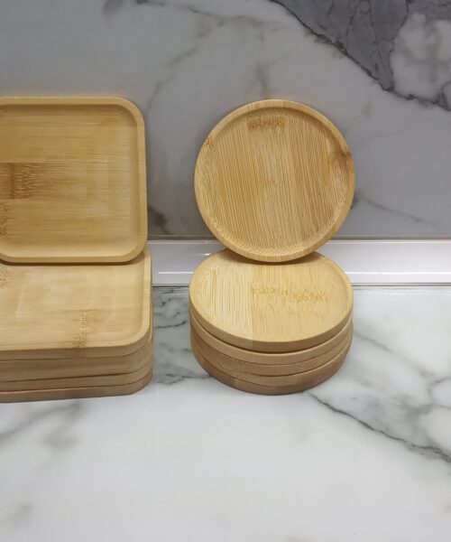 زیر لیوانی چوبی بامبو