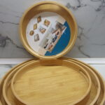 سینی بامبو 4 تیکه گرد