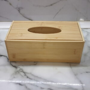 جا دستمال کاغذی چوبی بامبو
